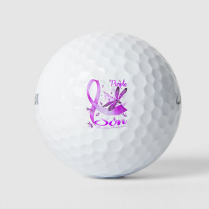 Ich trage Lila in Erinnerung an meine Son-Libelle Golfball
