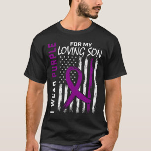 Ich trage Lila Liebe Son Epilepsie Bewusstsein US T-Shirt