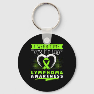 Ich trage Lime für das Lymphom-Bewusstsein meines  Schlüsselanhänger