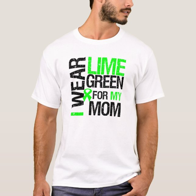Ich trage Limones Grün für mein Mamma-Lymphom T-Shirt (Vorderseite)