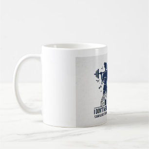 Ich trage meinen Frenchie lustigen Fitness Französ Kaffeetasse