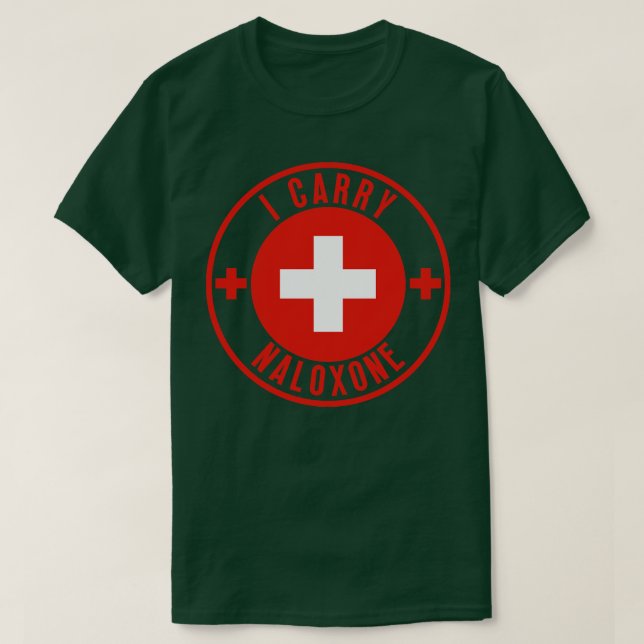 Ich trage Naloxon 12 T-Shirt (Design vorne)