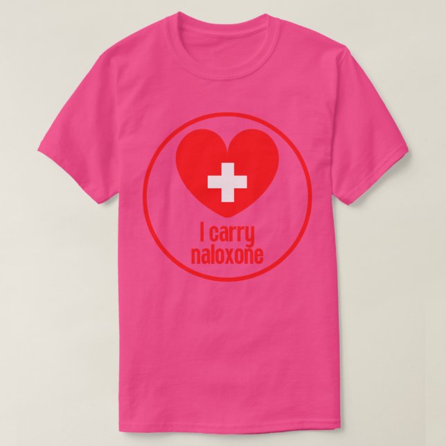 Ich trage Naloxon 23 T-Shirt (Design vorne)