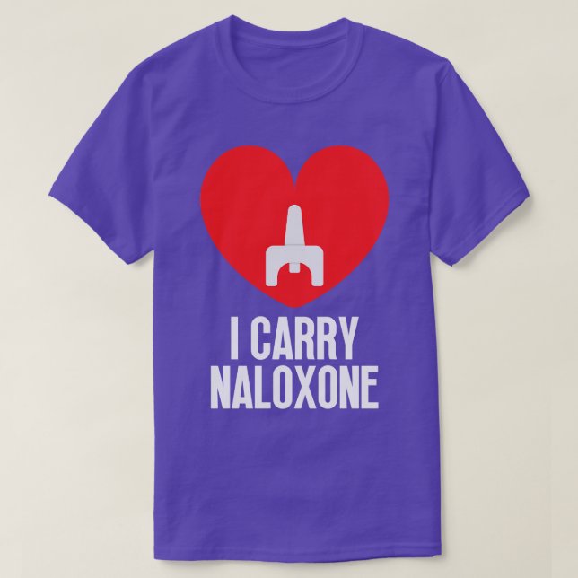 Ich trage Naloxon 2 T-Shirt (Design vorne)