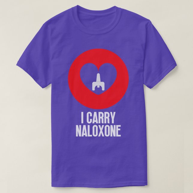 Ich trage Naloxon 4 T-Shirt (Design vorne)