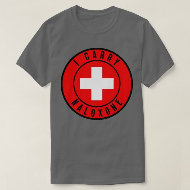Ich trage Naloxon 62 T-Shirt (Design vorne)