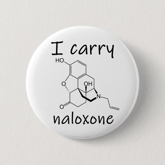 Ich trage Naloxon Button (Vorderseite)