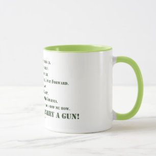 Ich trage nicht ein Gewehr Tasse