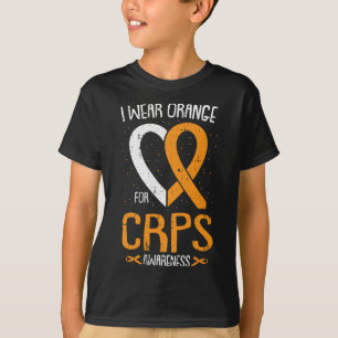 Ich trage Orange CRPS Awareness Complex Regionale T-Shirt