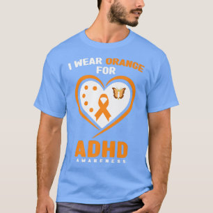 Ich trage Orange für ADHS Awareness Montag Premium T-Shirt