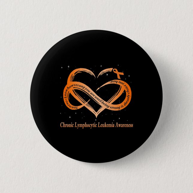Ich trage Orange für den Krieg gegen die chronisch Button (Vorderseite)