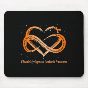 Ich trage Orange für den Krieg gegen die chronisch Mousepad