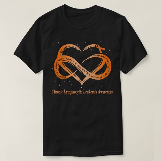 Ich trage Orange für den Krieg gegen die chronisch T-Shirt (Design vorne)