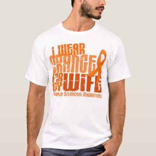Ich trage Orange für Ehefrau 6,4 mehrfache T-Shirt