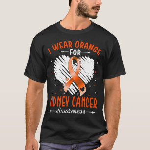 Ich trage Orange für KREBS T-Shirt