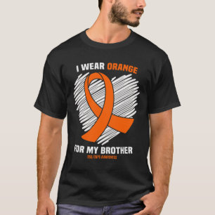 Ich trage Orange für mein Bruder Rsdcrps Bewusstse T-Shirt