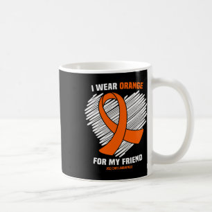 Ich trage Orange für mein Freund Rsdcrps Bewusstse Kaffeetasse