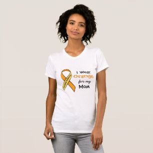 Ich trage Orange für mein MS-Bewusstsein-Shirt für T-Shirt