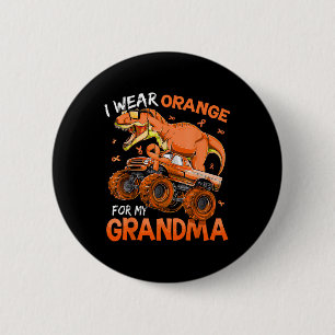 Ich trage Orange für mein Oma Multiple Sklerose Aw Button