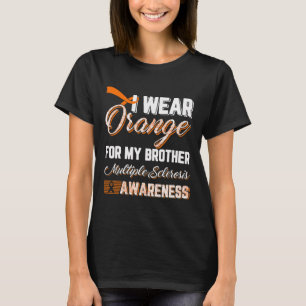 Ich trage Orange für meine BrustMultiple Sklerose T-Shirt