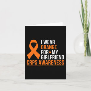 Ich trage Orange für meine Freundin RSD CRPS Bewus Karte