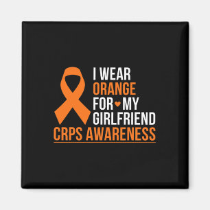 Ich trage Orange für meine Freundin RSD CRPS Bewus Magnet