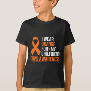Ich trage Orange für meine Freundin Rsd Crps Bewus T-Shirt