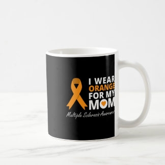 Ich trage Orange für meine Mama Frau Awareness Rib Kaffeetasse