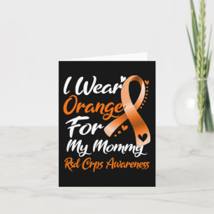 Ich trage Orange für meine Mama Rsd Crps Bewusstse Karte