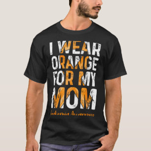 Ich trage Orange für meine Mutter - Leukämie-Bewus T-Shirt