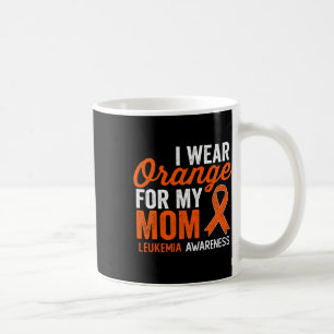 Ich trage Orange für meine Mutter Leukämie Krieger Kaffeetasse