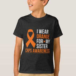 Ich trage Orange für meine Schwester Rsd Crps Bewu T-Shirt