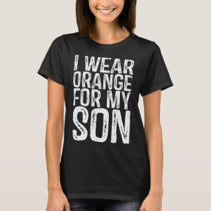 Ich trage Orange für meine Sonnen Leukämie Bewusst T-Shirt