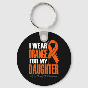 Ich trage Orange für meine Tochter Rsd Crps Bewuss Schlüsselanhänger