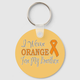 Ich trage Orange für meinen Bruder (orange Band) Schlüsselanhänger