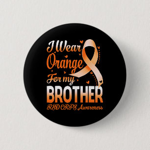 Ich trage Orange für meinen Bruder RSC Crps Sensib Button