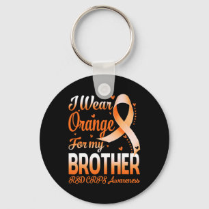 Ich trage Orange für meinen Bruder RSC Crps Sensib Schlüsselanhänger