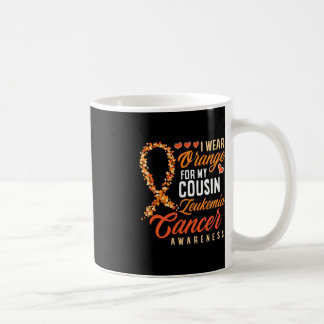 Ich trage Orange für meinen Cousin Leukämie Krebs  Kaffeetasse