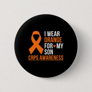 Ich trage Orange für meinen Sohn Rsd Crps Sensibil Button