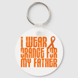 Ich trage Orange für meinen Vater 16 Schlüsselanhänger