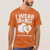 Ich trage Orange für meinen Vater Multiple Skleros