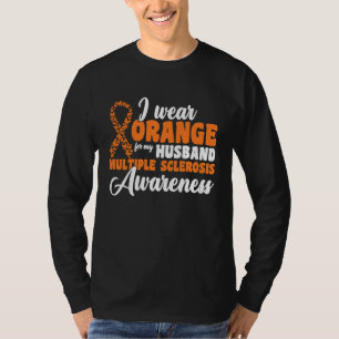 Ich trage Orange für meinen Vater Multiple Skleros T-Shirt