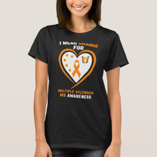 Ich trage Orange für Multipler Sklerose T-Shirt