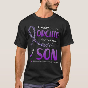 Ich trage Orchideen für das zarte Testikuläre T-Shirt