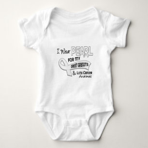 Ich trage Perle für meinen großen Lungenkrebs de Baby Strampler