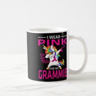 Ich trage Pink für mein Grammie Brustkrebs-Bewusst Kaffeetasse