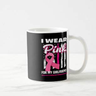 Ich trage Pink für meine Freundin Brustkrebs Aware Kaffeetasse