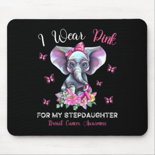 Ich trage Pink für meine Steptochter Brustkrebs Aw Mousepad