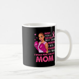 Ich trage Pinks für meine Mama Brustkrebs Kaffeetasse