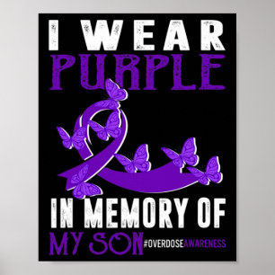 Ich trage Purpleni im Gedächtnis meiner Sonnen-Übe Poster